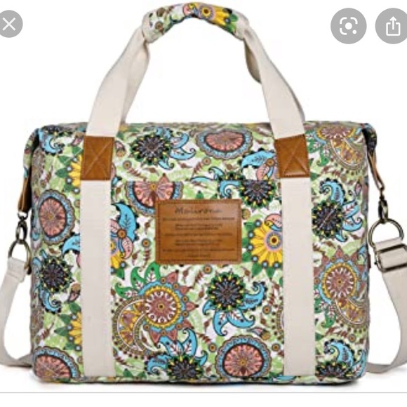 malirona canvas weekender bag